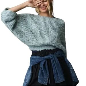 By Anthropologie Women’s Crewneck Batwing Sweater ‎ Sz L